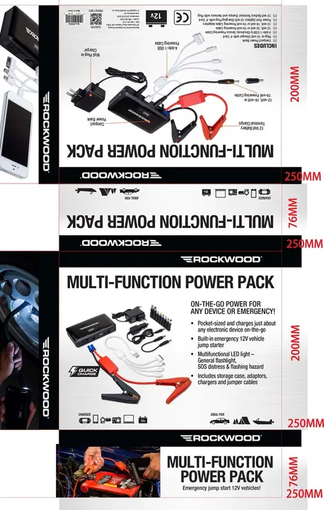 Packaging on recalled power pack