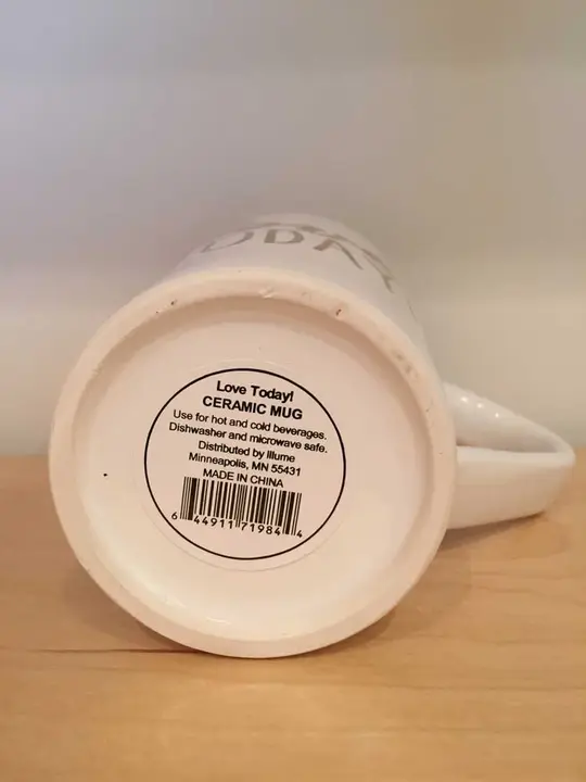 Label on Bottom