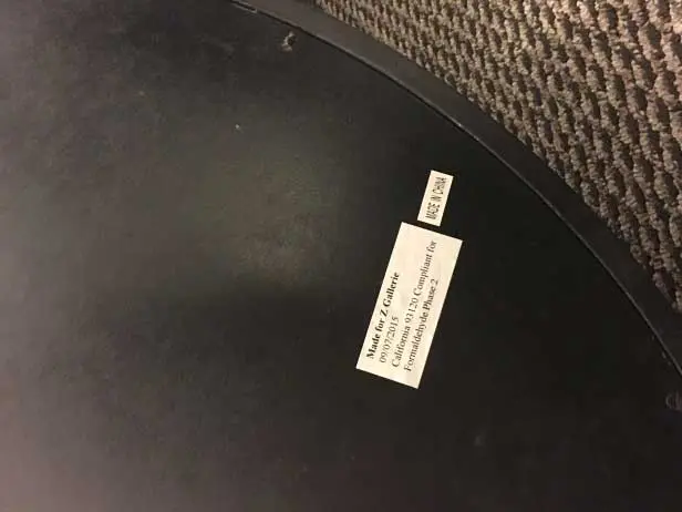 Golda Wall Clock Label