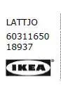 Label on bat cape