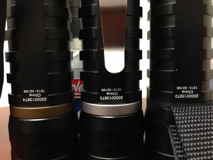 Model Number on Coleman Flashlights