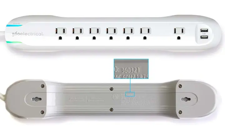 Idealist 2.4 surge protector, model number 360321