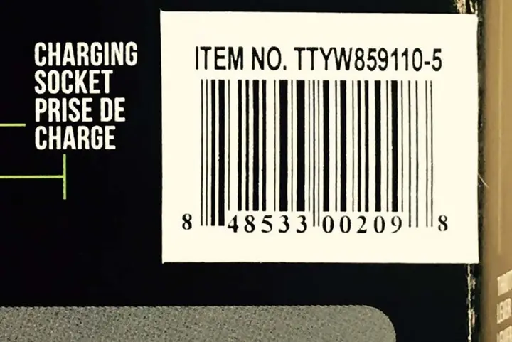 Aero item number location
