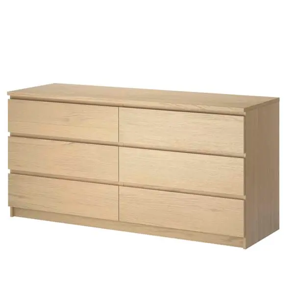Recalled IKEA MALM 6-drawer dresser