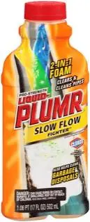 Liquid Plumr Pro-Strength Foaming Clog Fighter Clog Remover, formerly sold as Slow Flow Fighter - UPC Code 044600-002149