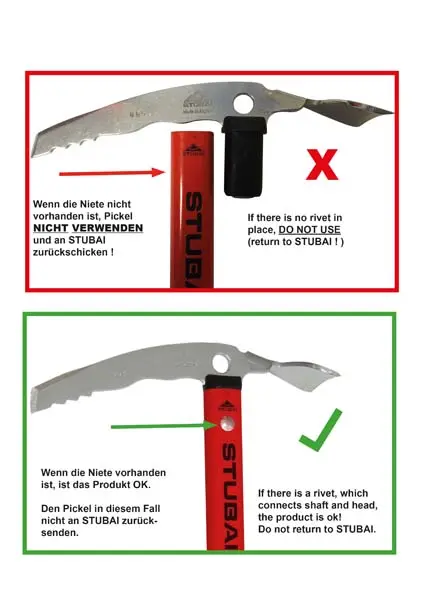 STUBAI Tour Lite Telescope Ice Axe