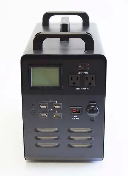 Patriot Power Generators (front panel)