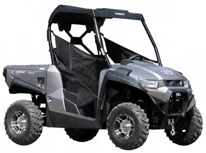 KYMCO utility vehicle model UXV 450i LE (gray, gold and matte black)