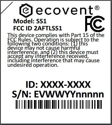 Label on Back of Room Sensors