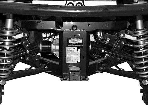 Serial number located at the rear of the machine above the hitch