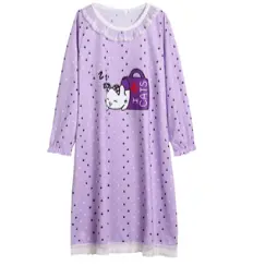 Recalled Arshiner nightgown - "Sleeping cat in cup" print