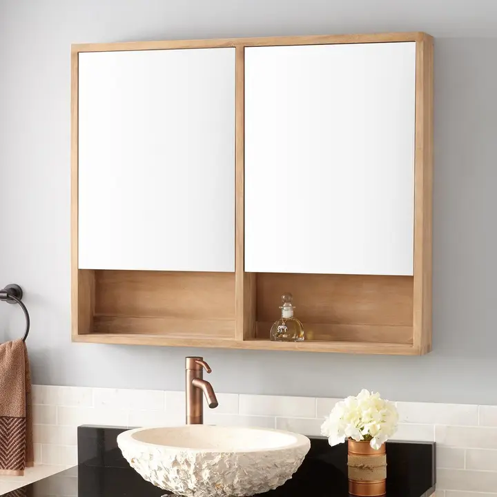 Recalled 36" - Whitewash Finish medicine cabinet