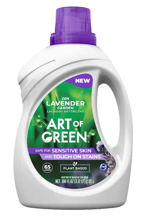 Recalled Art of Green Zen Lavender Garden laundry detergent in 100-ounce bottles
