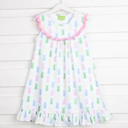 Recalled Classic Whimsy - Peeps Print Knit Gown