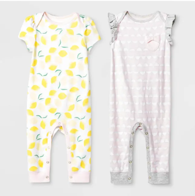 Recalled Cloud Island Oh Honeybee and Pink Rompers
