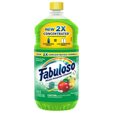 Recalled Fabuloso Multi-Purpose Cleaner 2X Concentrated Formula, Passion of Fruits Scent, 33.8 fl oz, 56 fl oz, 128 fl oz and 169 fl oz