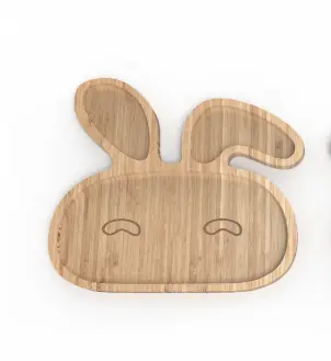 Recalled Primark "Bunny" bamboo plate