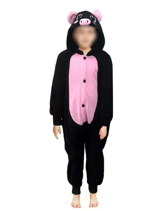 Recalled Shanghai Jing Cheng Landscape Engineering Company NewCosplay children's sleepwear (Black pig)