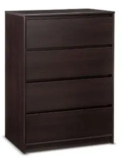 Room Essential 4-drawer dresser in Espresso