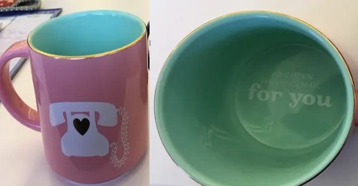 Recalled DAVIDsTEA For You Valentine’s Day stackable mug
