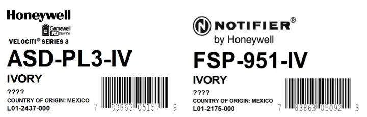 Example carton label indicating data code location