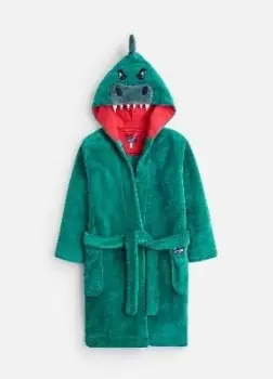 Z_ODRMARK-HGRDINO Green dinosaur robe 100% polyester 1 through 12
