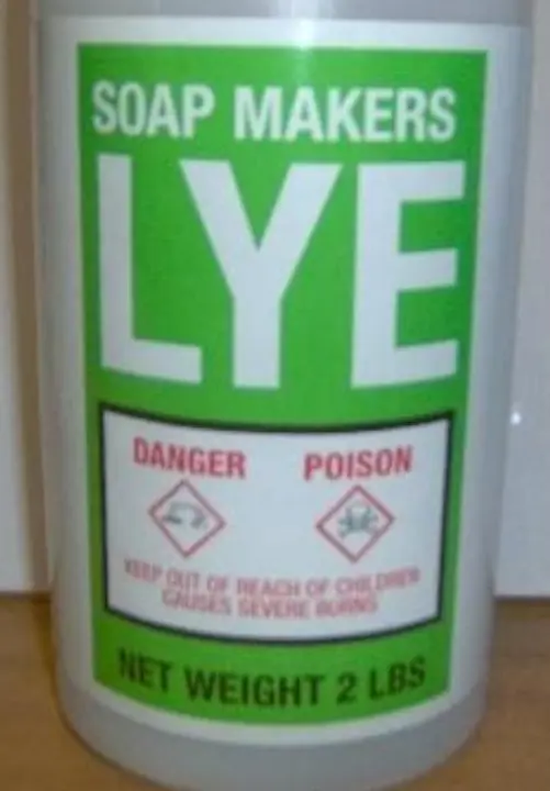 Recalled Soap Makers Lye