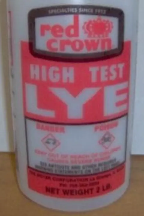 Recalled Red Crown High Test Lye