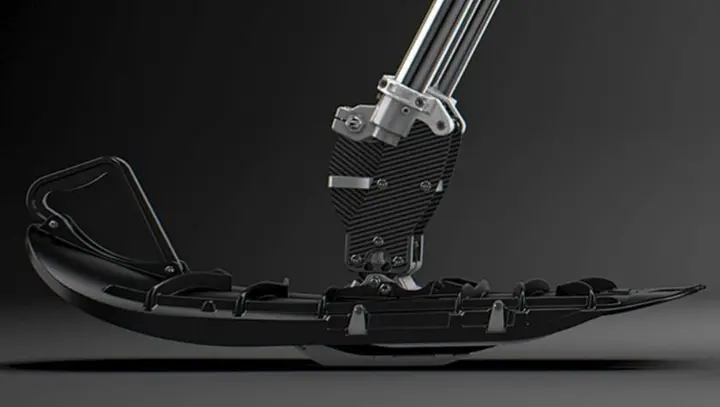 Recalled Yeti SnowMX front wheel ski conversion.