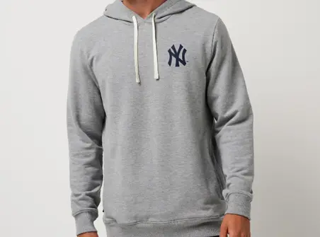 Recalled Men's Heather Gray Cloud Hoodie with "New York Yankees" Logo