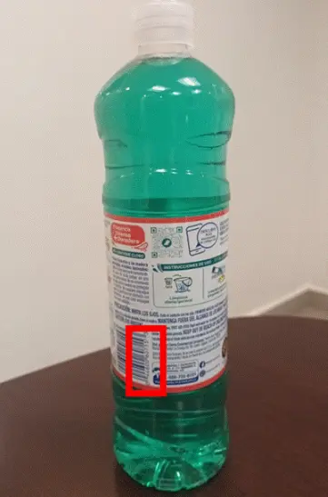 UPC Code Location on Label