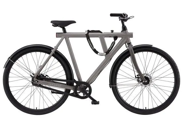 VanMoof S-series city bicycles: 8 speed diamond frame with integrated lock