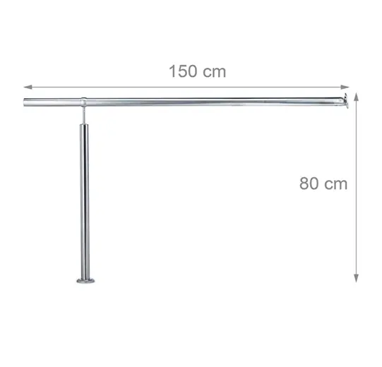 Recalled Vevor handrail, model number LTFS2BBXGMLFS0001V0