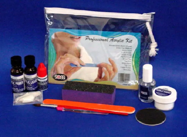 Recalled acrylic nail primer, sold with acrylic nail kit