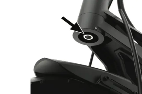 Location of the bolt on the recalled Apollo Phantom Electric Scooter