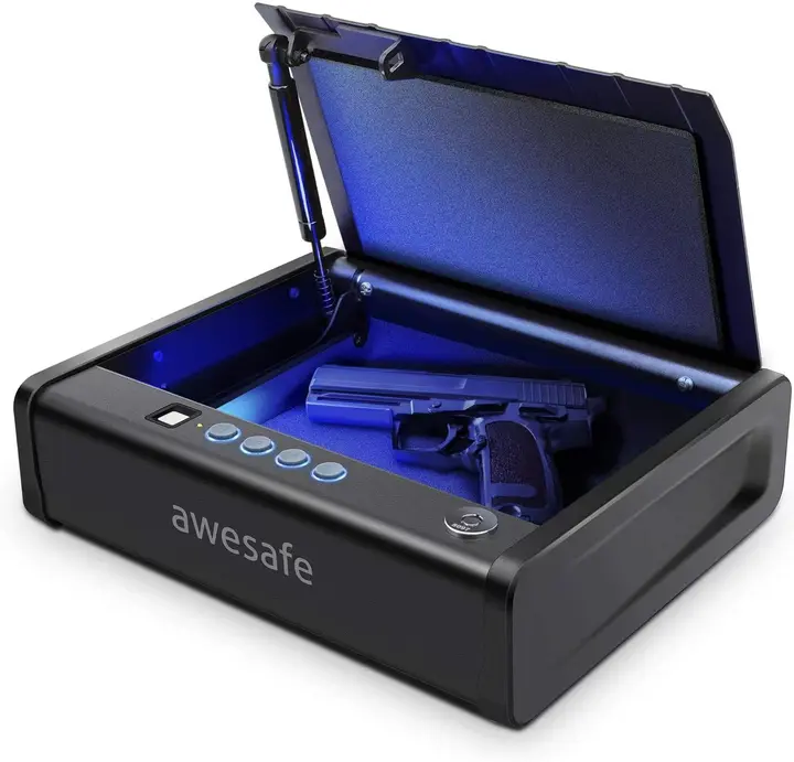 Recalled Awesafe Gun Safe - open