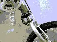 Bicycle with recalled suspension fork