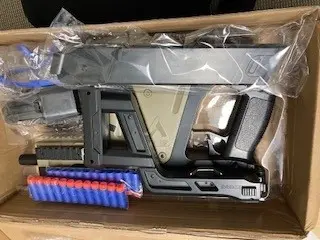 Accessories with the recalled toy gun