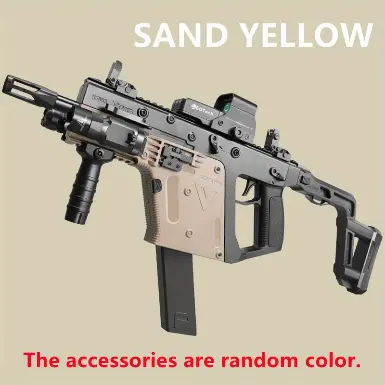 Recalled black/sand yellow toy gun