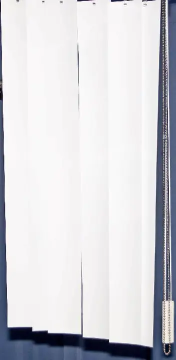 Recalled Vertical Window Blind
