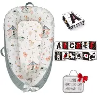 Recalled LXDSTRA Baby Lounger - Green Elephant