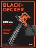 Packaging for the BLACK+DECKER model BV5600