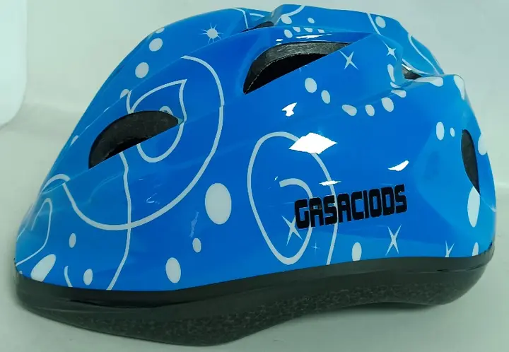 Recalled Gasaciods Children's Multi-Purpose Helmet (Blue - side view)