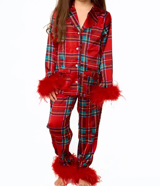 Recalled Mini Danica Loungewear Set – Tartan (BK1006)