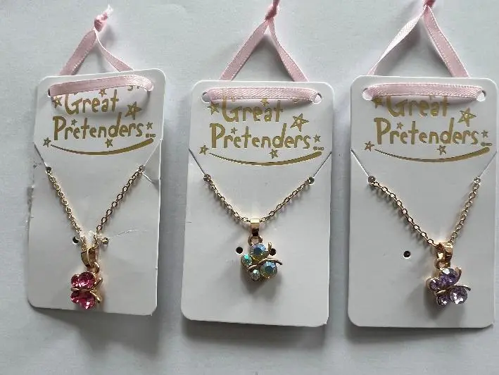 Recalled Butterfly Jewel Necklaces