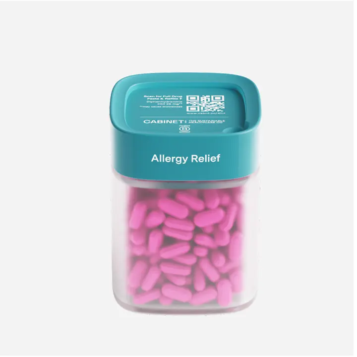 Recalled Cabinet Health 4 oz. Refillable Medicine Bottle