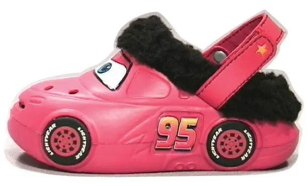 Recalled CARS Fleece Clog, Infant Sizes 4-6