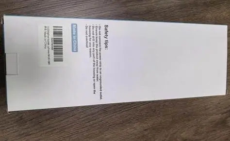 Recalled CCCEI Power Strip packaging