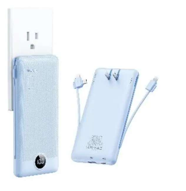 Recalled VRURC portable charger in blue