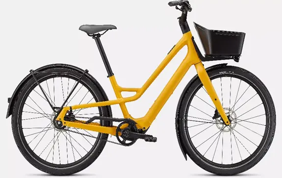Como SL e-bike with recalled fork steerer tube - Model 5.0 in Brassy Yellow